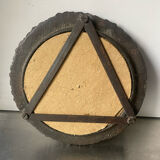 Metal cast iron picture frame