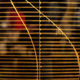 Lamp-sculpture produces the sound harp Model Harp by Alfredo Pizzo Greco for Zanotta Anni'70