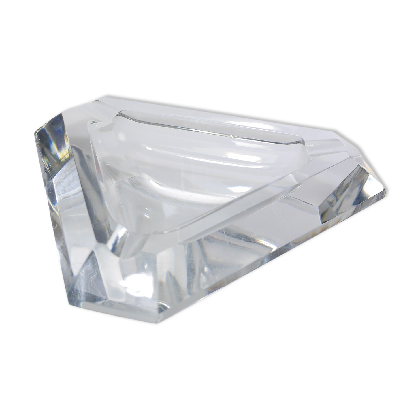 Val Saint-Lambert Crystal ashtray