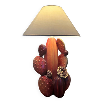 Lampe design cactus années 80/90