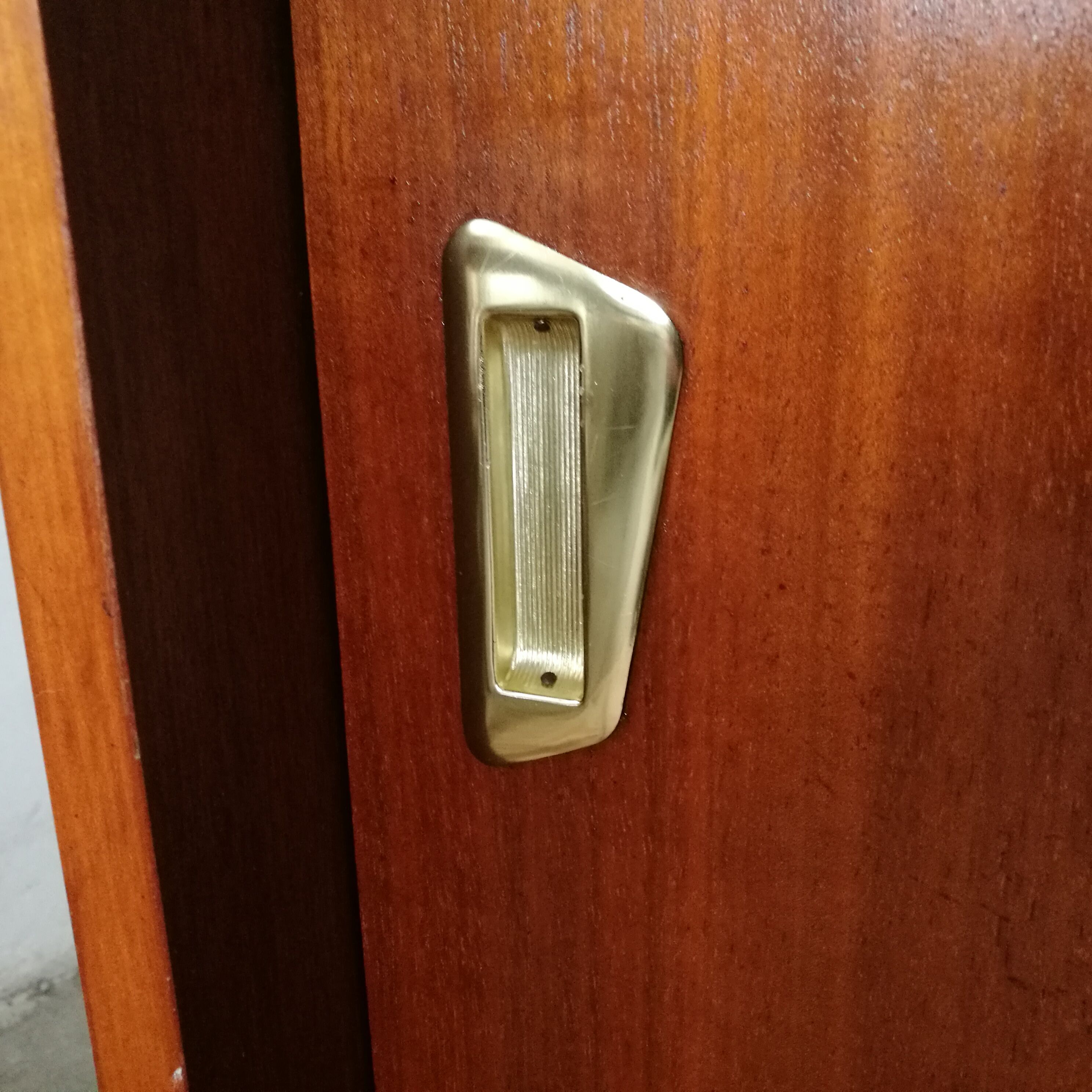 Vintage sideboard, sliding doors