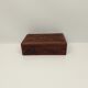 Rectangular wooden box deco hand-carved flowers