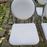 4 skai chairs