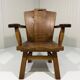 Rustic brutalist arm chair solid oak 1960’s