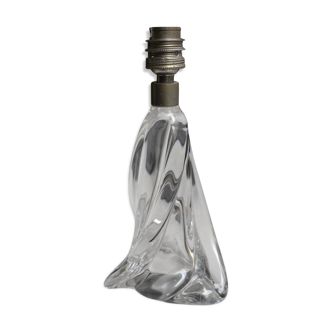 Vintage crystal lamp foot