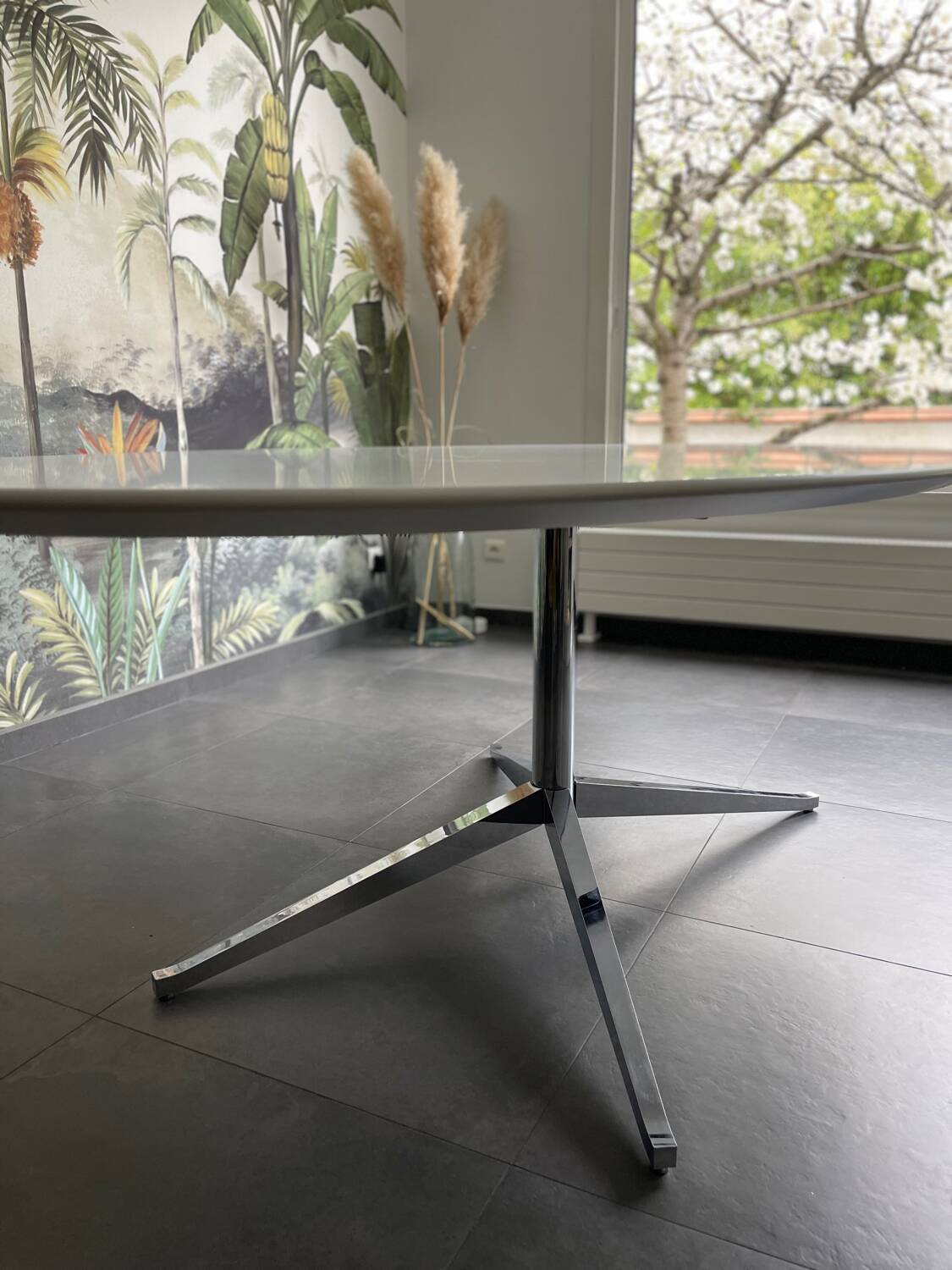 Knoll oval table 198cm