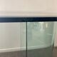 Vintage Sica Italy dining table in tempered glass