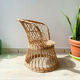 Pair of vintage rattan children's armchairs