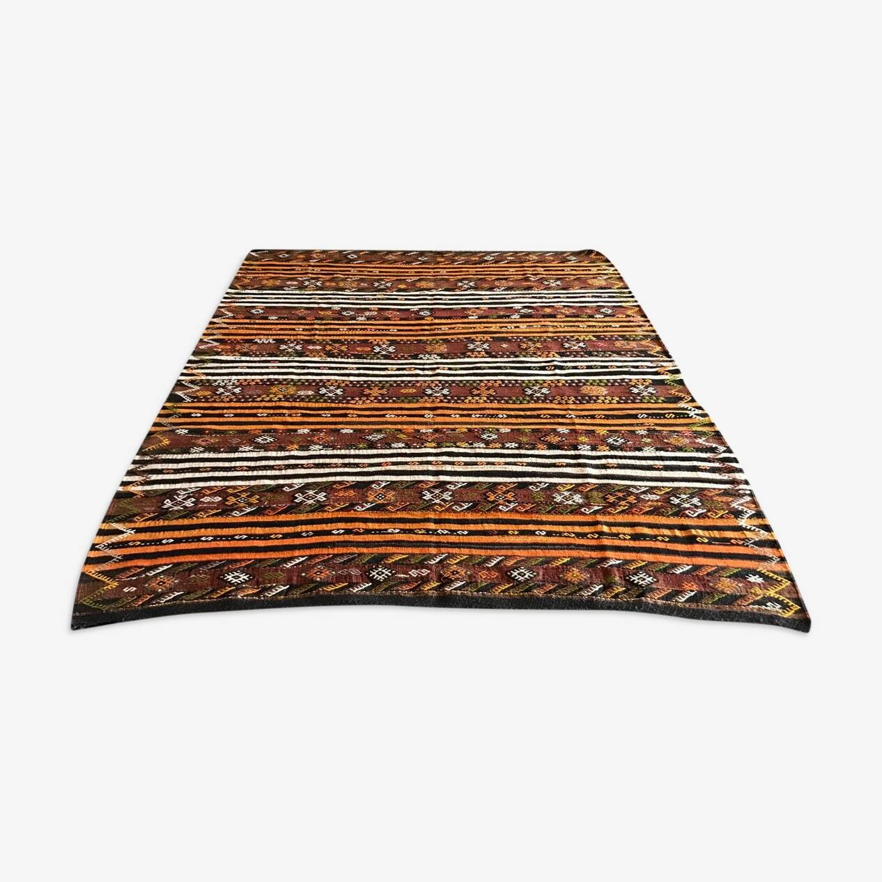 Handmade Oushak Kilim Rug