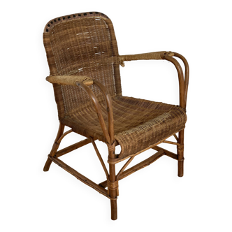 Rattan armchair