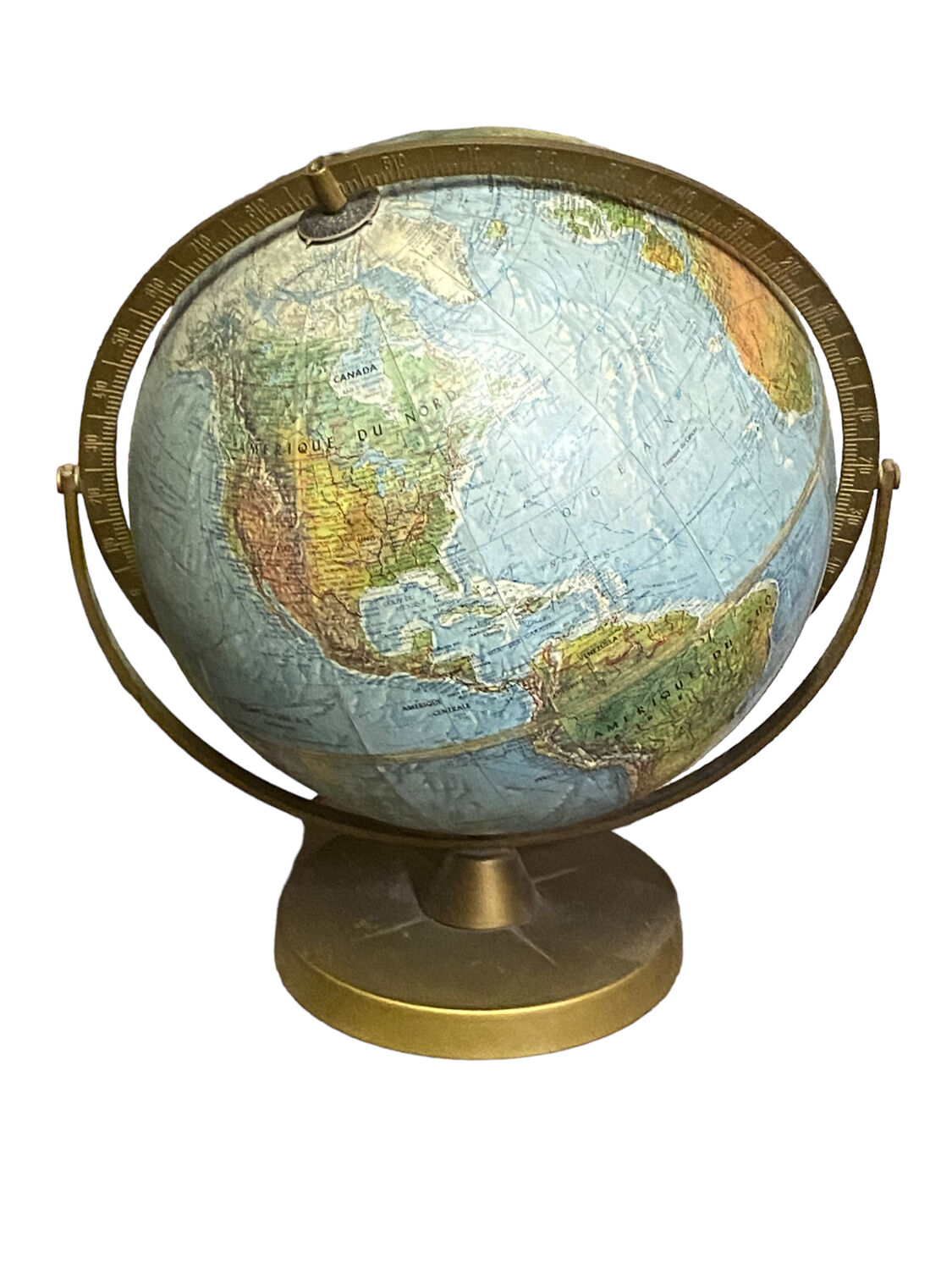 Brass globe