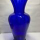 Ancient cobalt blue vase