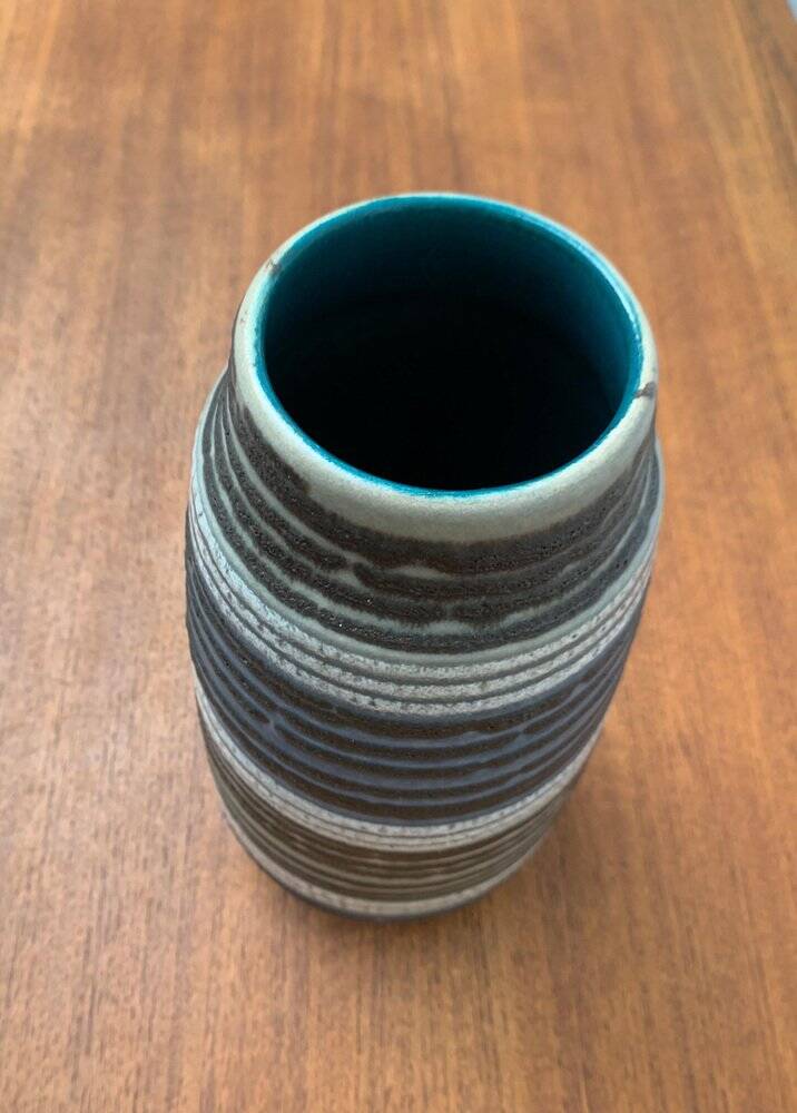 West German Fat Lava ceramic vase in Mid-Century style from the 1960s by Scheurich.