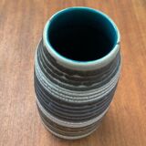 West German Fat Lava ceramic vase in Mid-Century style from the 1960s by Scheurich.