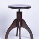 Art Deco Piano Stool in Beech and Iron, Czech, 1940s