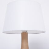 Paire de lampes de table en grès faites à la main du milieu du siècle, modèle 3001 par Einar Johansen pour Soholm