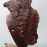 Baoulé wooden mask from Ivory Coast