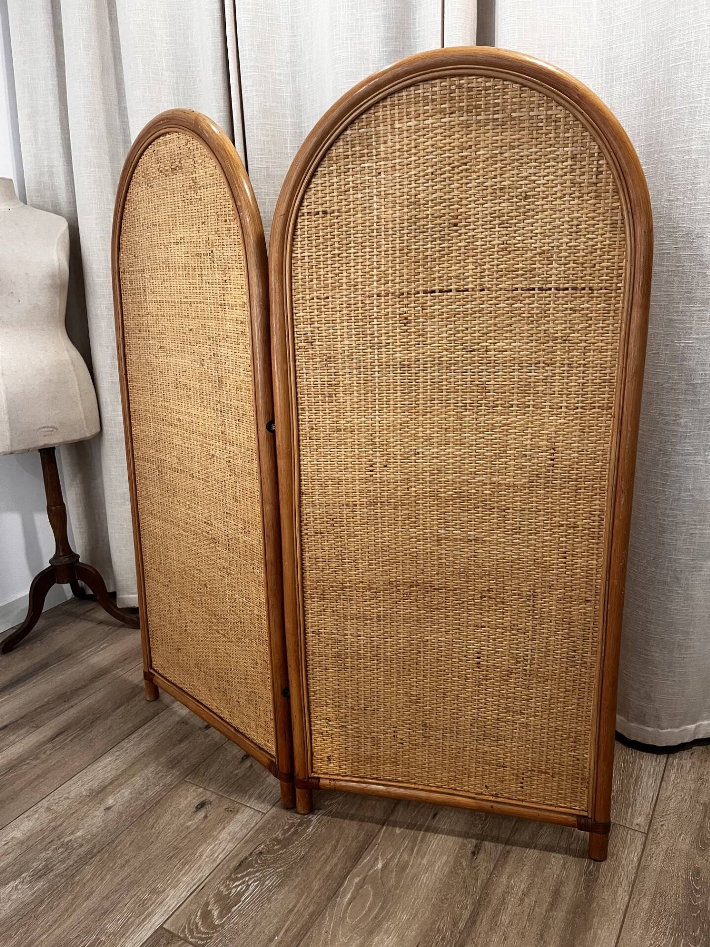 Rattan screen