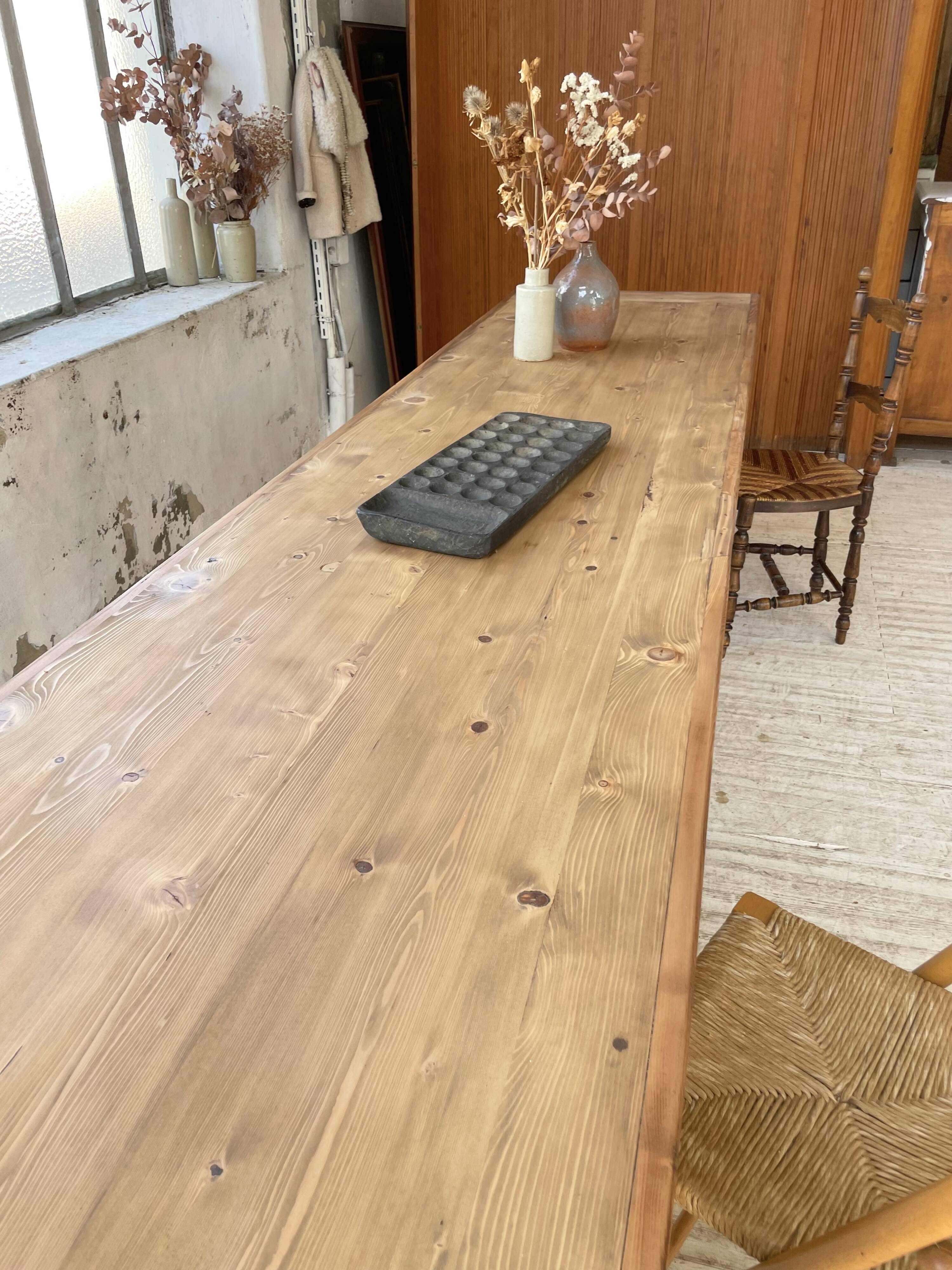 XXL pine farm table 4m