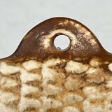 Decorative fish holder in studio pottery by Haico Nitzsche for Søholm, 1960s.