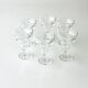 6 old glasses of bistro