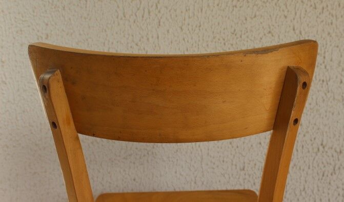 Duo de chaises bistrot années 60