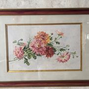Pair of gouaches Flower Bouquets