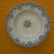 Set of 6 deep earthenware plates from CHOISY LE ROI Boulenger. IENA model.
