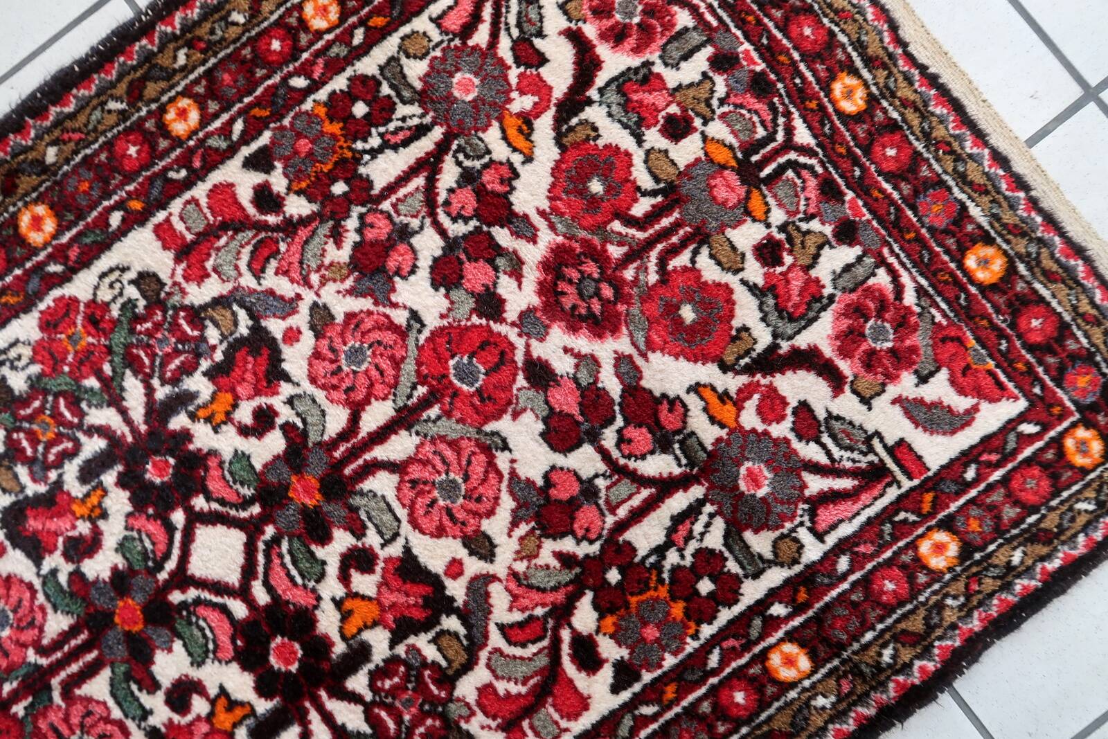 Tapis Ancien Fait Main Malayer du Moyen-Orient – 87 x 270 cm - 1C1006