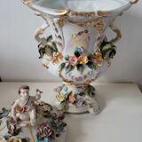 Rococo vase with lid