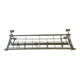 Vintage stainless steel coat rack