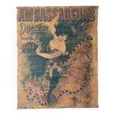 Affiche ancienne des années 1890 par Guillaume. Affiches - Camis Paris. Ambassadeurs Duclerc tous les Jours