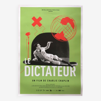Movie poster "The Dictator" Charlie Chaplin 42x60cm