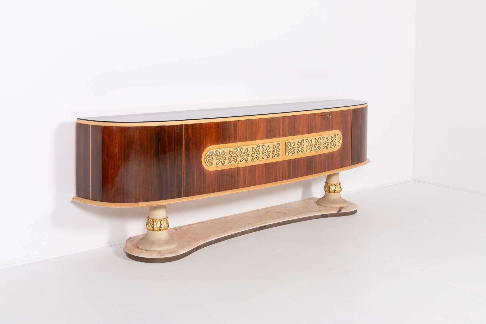 Italian Mid-Century Modern Sideboard-Buffet by Osvaldo Borsani