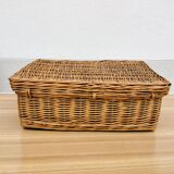 Wicker suitcase