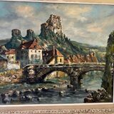 Oil on canvas by raymond besse
