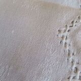 Old damask table linen - monogrammed