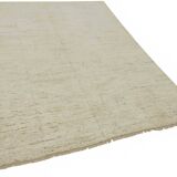 Handwoven Tribal One of a Kind 175 cm x 236 cm Beige Wool Carpet
