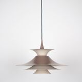Danish vintage pendant lamp Radius by Erik Balslev, Fog og Morup, 1977