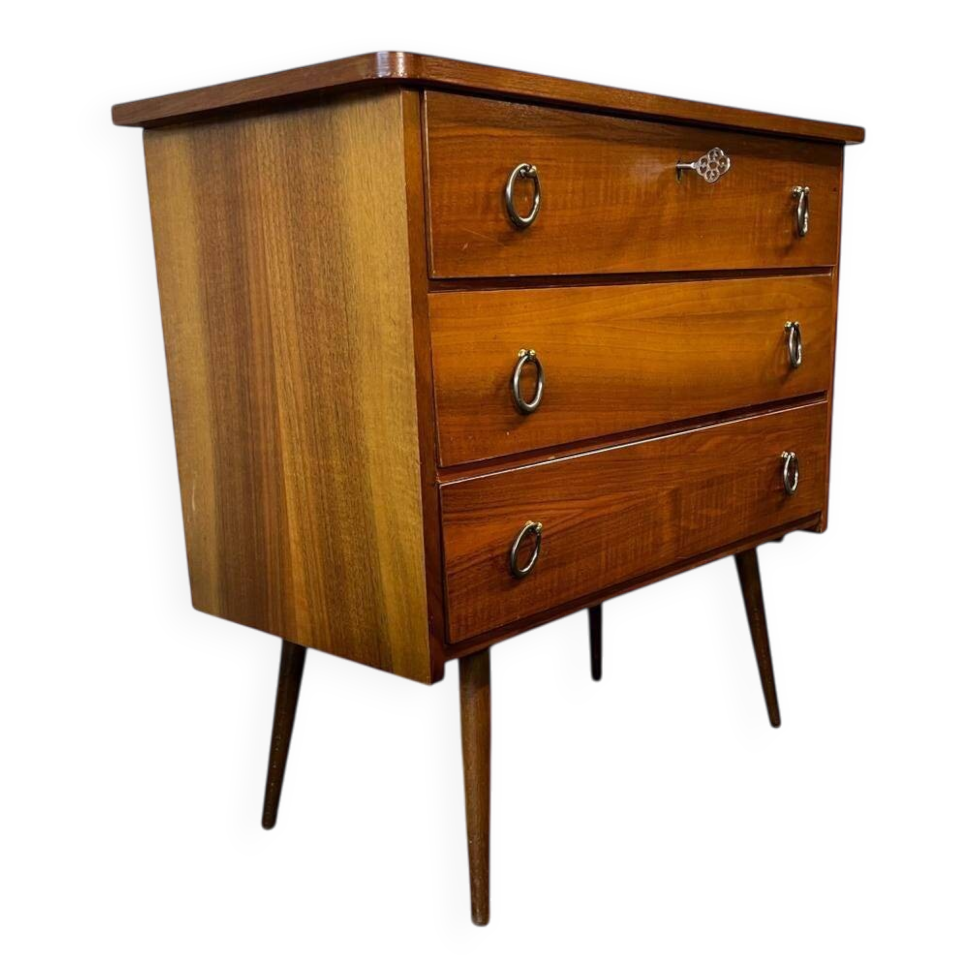 Vintage wooden mini chest of drawers