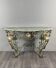 Wall console in wrought iron, 20th century