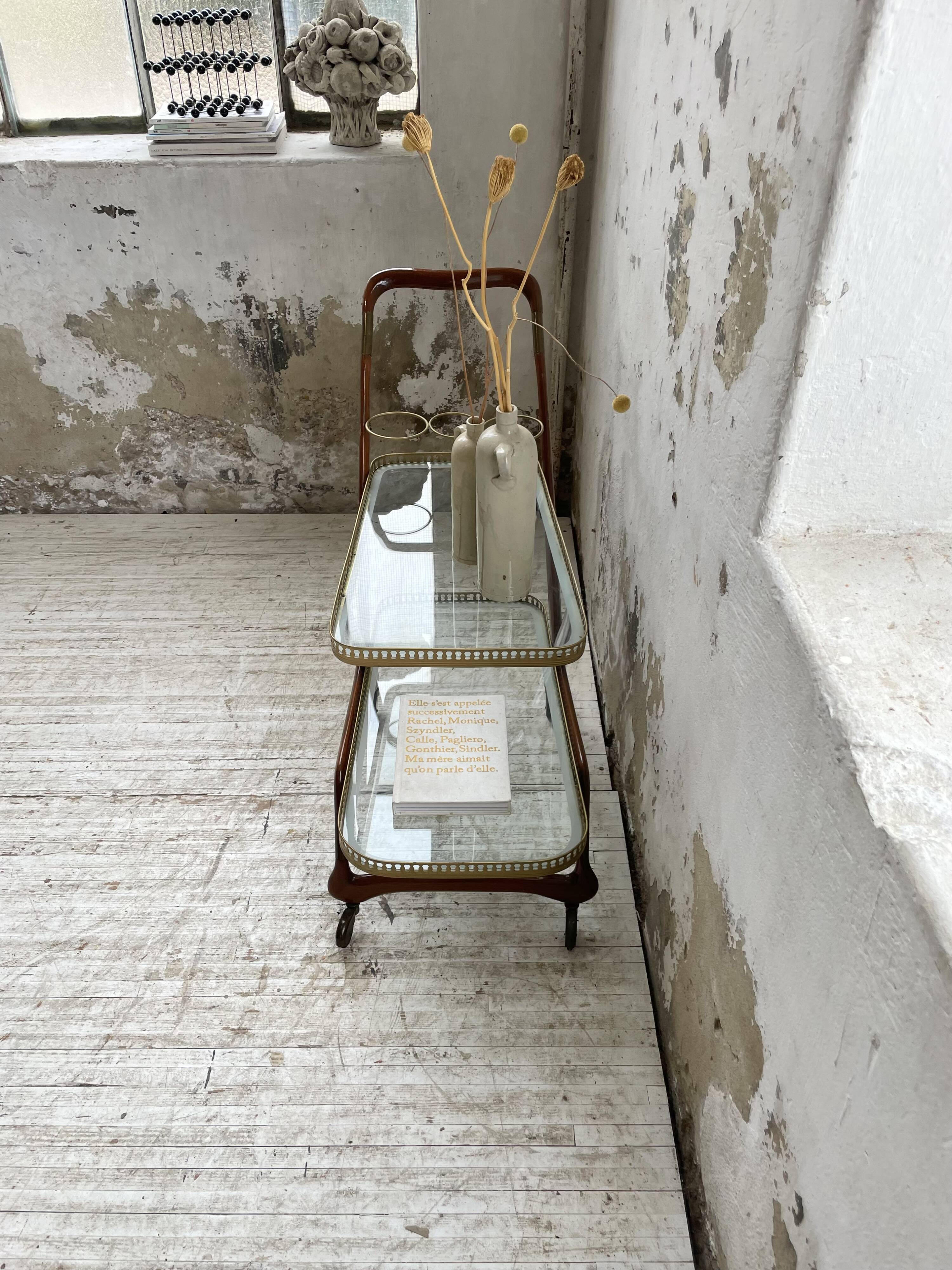 Italian Cesare Lacca style trolley, 1950s