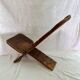 African carved wooden stool works around the 1940s