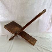African carved wooden stool works around the 1940s