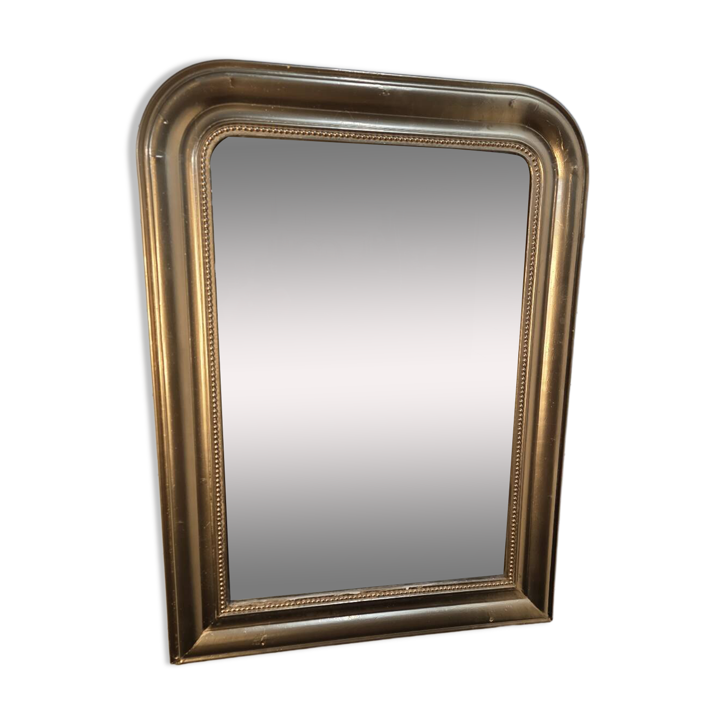 Miroir style Louis Philippe doré,  104×77cm