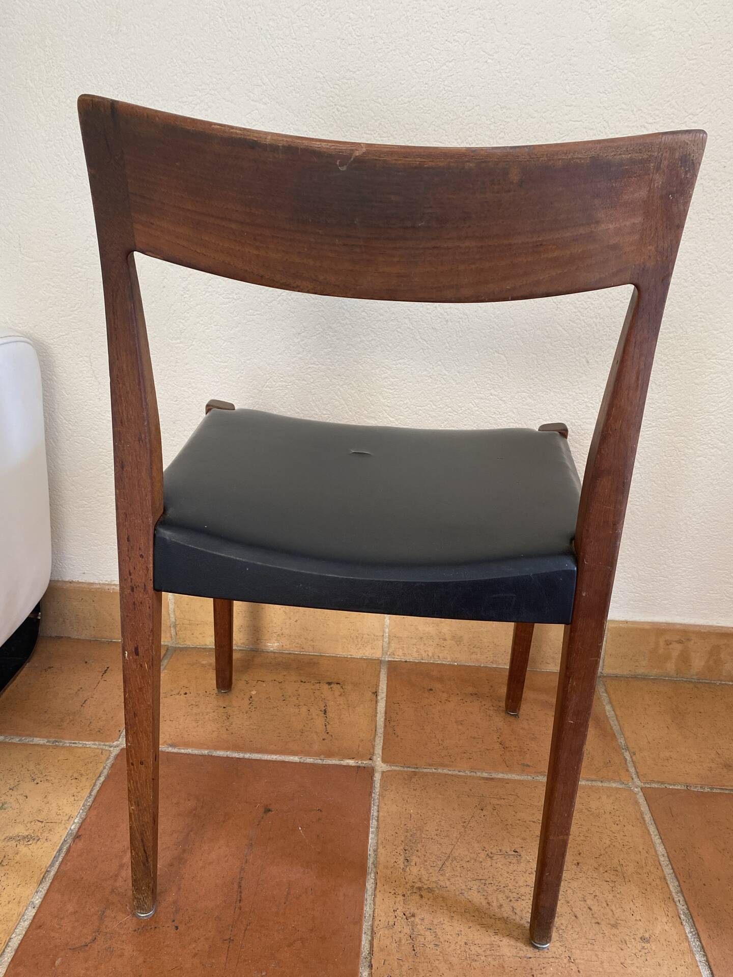 Teak chair, Kobtiki by Yngve Ekstrom for Hugo Troeds, 1960s.