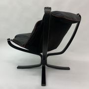 Falcon leather armchair by Sigurd Ressel for Vatne Møbler 1970s