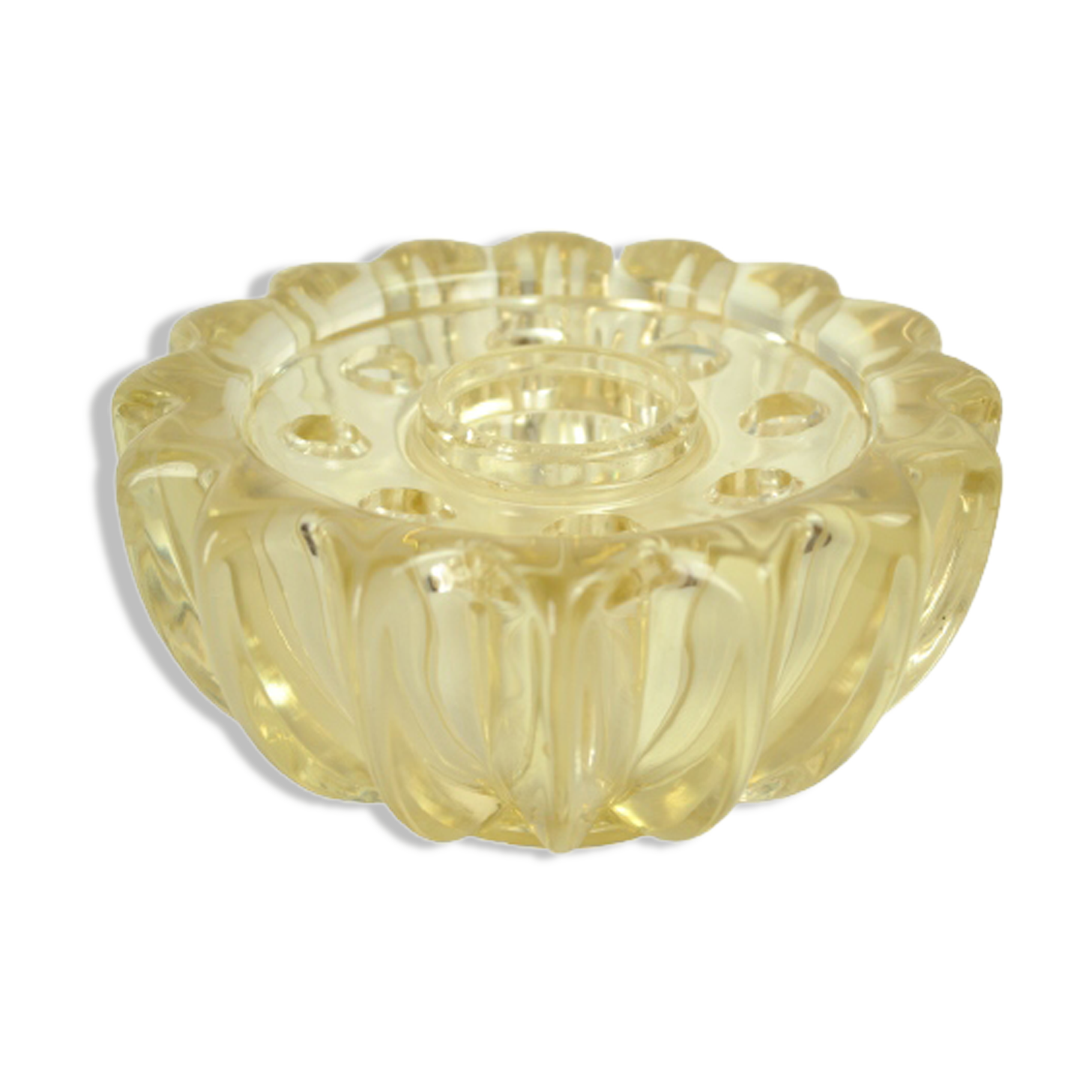 Pique flowers Art Deco P. d'Avesn yellow