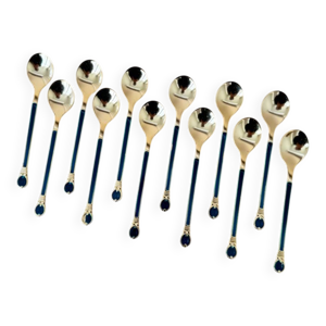 Ensemble vintage de 12 - acier inoxydable