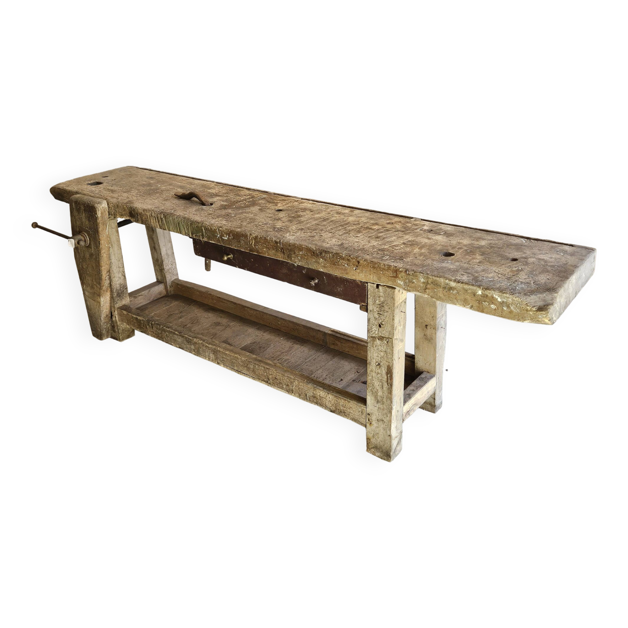 Etabli bois ancien - Comptoir du Bois